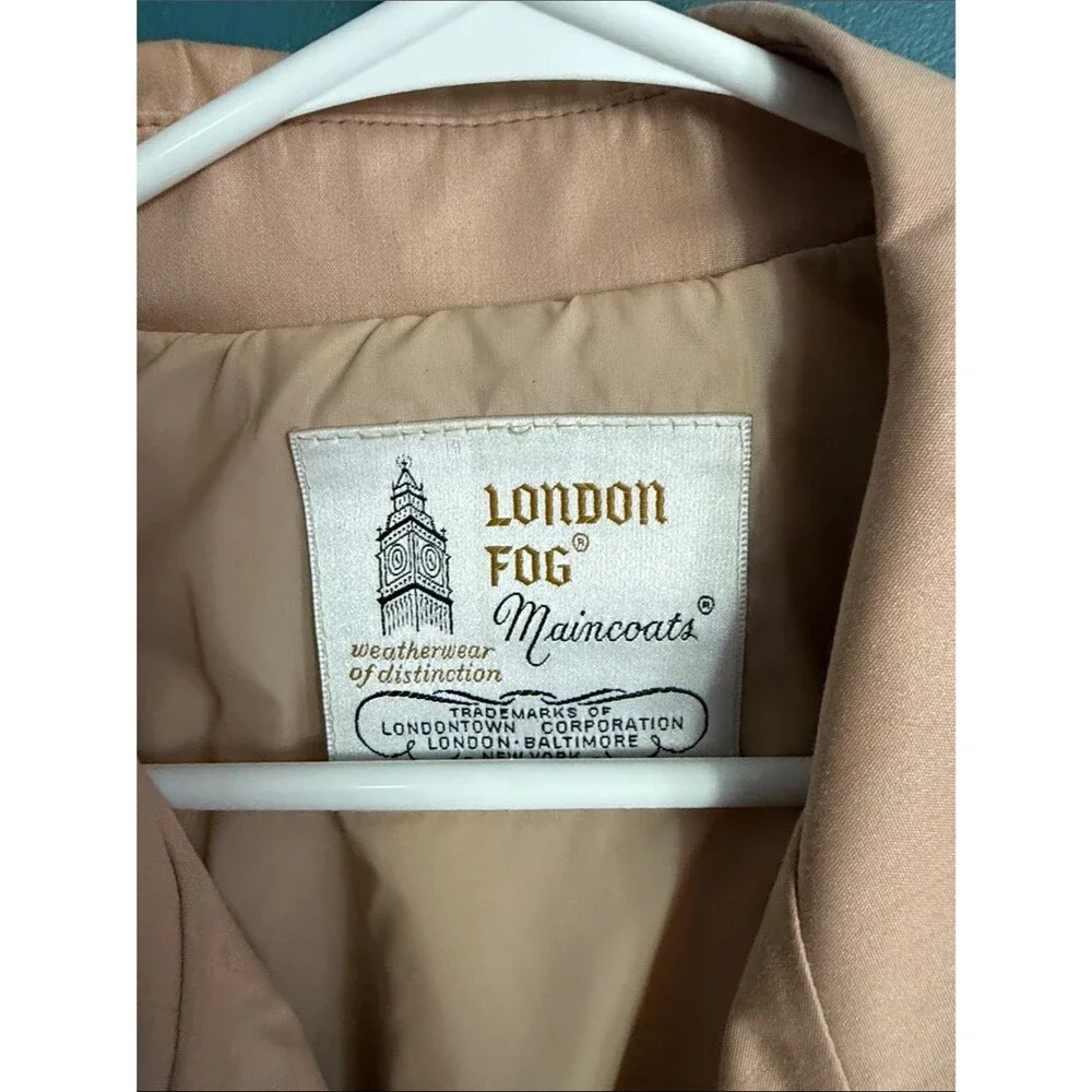 London Fog Beige Trench Coat